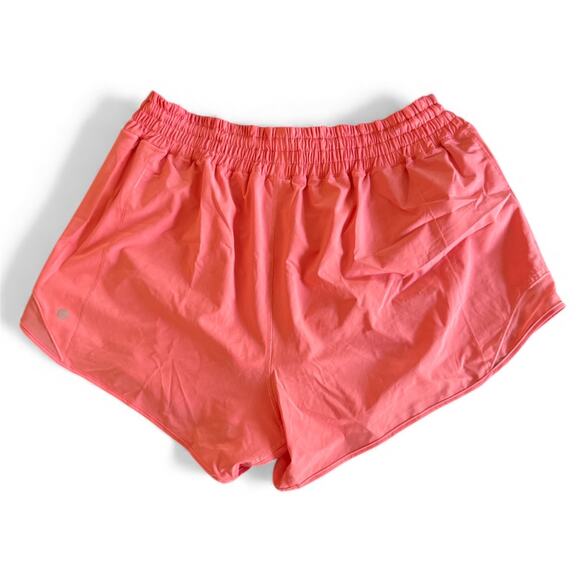 Lululemon Speed Up Shorts Coral Pink Mesh Lined Women’s Size 16 Running - Picture 2 of 5